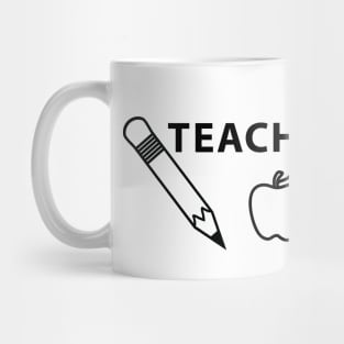 Teacher - Black and White Mug